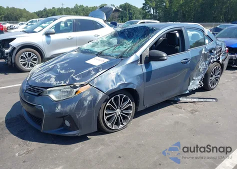 2015 Toyota Corolla S Premium из США, поврежденный, VIN 2T1BURHE0FC475700